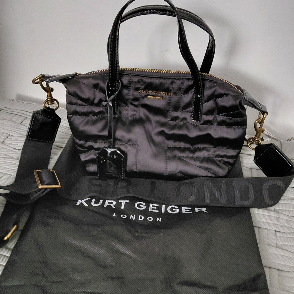 Kurt Geiger London union jack mini shopper tote
